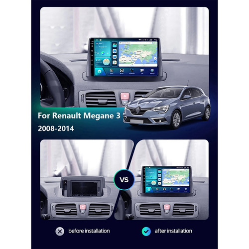 For renault megane 2008 - 3, 2008-2014