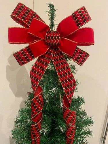 Red green christmas tree - red,