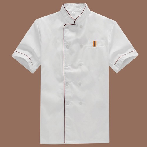Chef tops white fenalw short - tops,