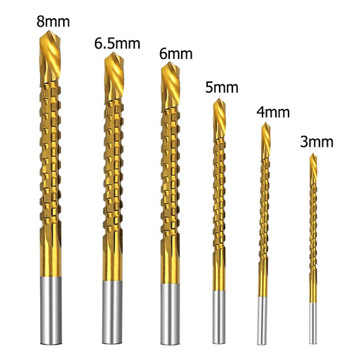 6pcs titanium coated drill - ,