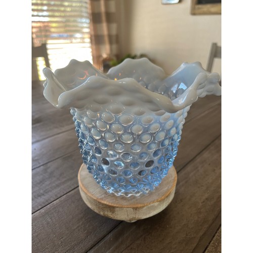 Vintage fenton blue - vintage, opalescent