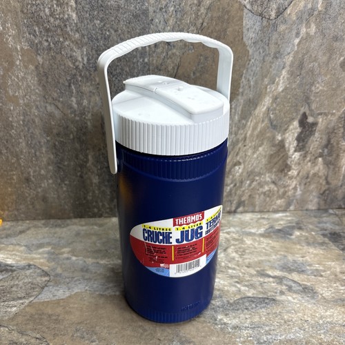 Vintage thermos 7948 blue - vintage,