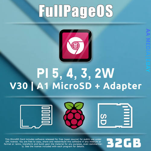 32gb fullpageos web kiosk - fullpageos, (web