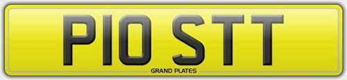 P10 stt number plate - p10,