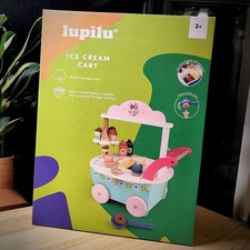 Wooden Ice Cream Cart Toy for