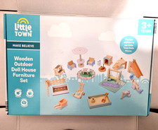 Little town wooden toys