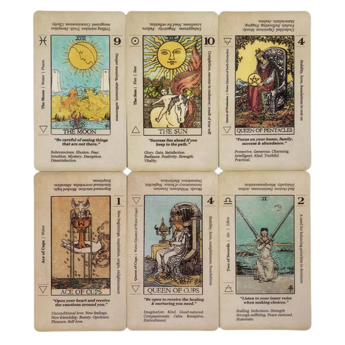 Beginner tarot cards with - cards,