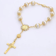 Gold Plated Mini Rosary