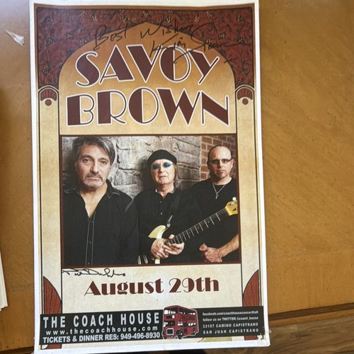 Savoy brown autographed - ,
