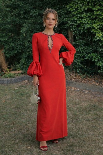 Marchesa notte red embellished - marchesa,