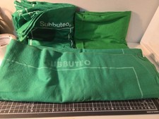 3 Vintage Subbuteo Cloth Pitches