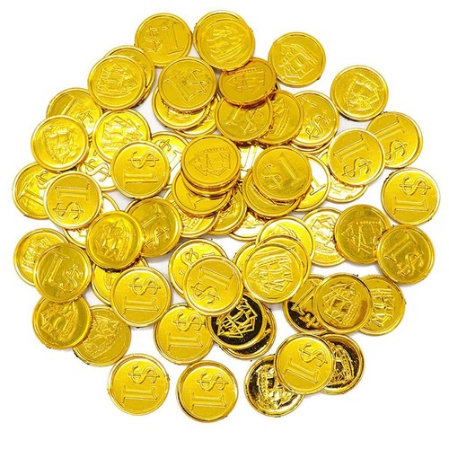 100 pieces plastic pirate - 100,