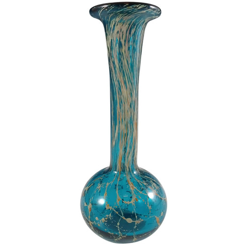 Signed mdina blue crizzle - 'blue, crizzle'