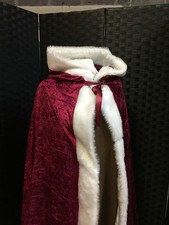 FUR EDGED  velvet cloak PAGAN