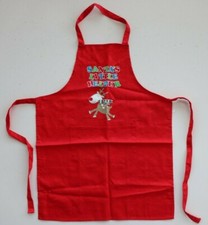 WORKSMART - RED 100% COTTON SANTA'S LITTLE HELPER APRON - KIDS BOYS GIRLS