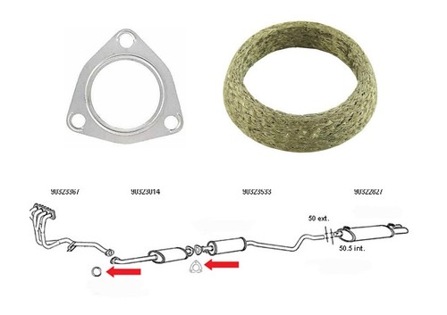 Exhaust pipe gaskets for - gaskets,