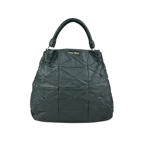 Miu dark green leather - miu,