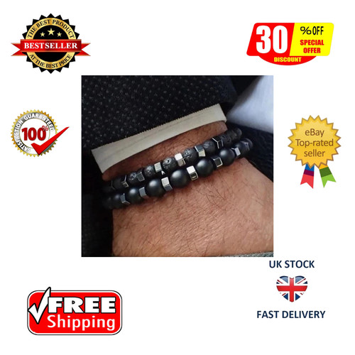 Men gemstone strand - strand, bracelet