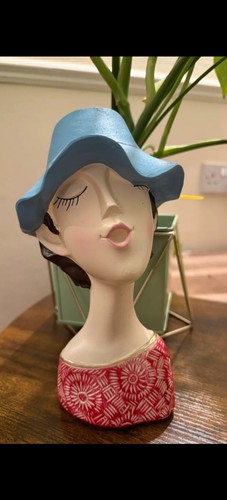 Ceramic quirky nordic lady - ceramic,