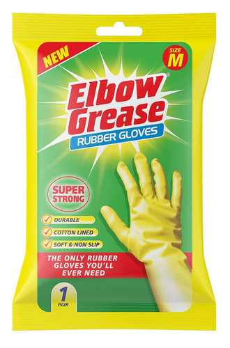 Yellow rubber gloves medium - gloves, 1