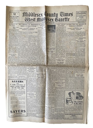 Original ww2 newspaper - original,