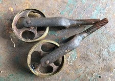 Brass & Steel Castors Vintage