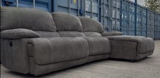 Grey Electric Recliner Corner