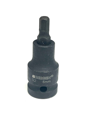 6mm hex bit impact - 6mm, 1/2"