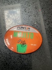 Mojito Cocktail Oval Fisheye Badge, Beer Pump, Font, Mancave, Pub, Bar