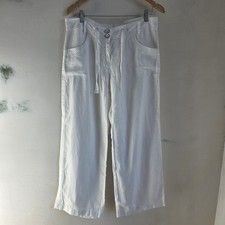 White George Linen Trousers -