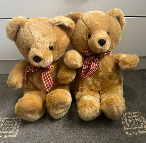 Russ berrie brown teddy - 2x,