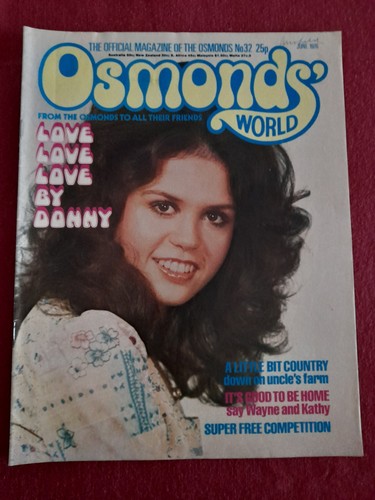 Osmonds world magazine issue