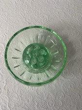Vintage Green Depression Glass