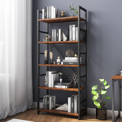 Industrial bookshelf tier - industrial, 5-tier