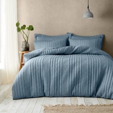 Duvet Cover Bedding Set Tamba Jersey Stripe By Pineapple Elephant Chambray Blue