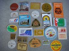 25 Original Vintage Unused Luggage Sticker Labels Rhodesia/Japan/Kenya Etc Lot 1