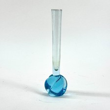 Hand Blown Aqua Art Glass