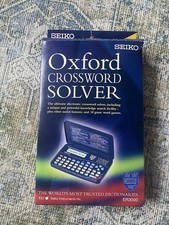 Seiko Oxford Crossword Solver