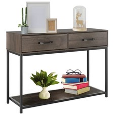 Modern Console Table 2 Drawers