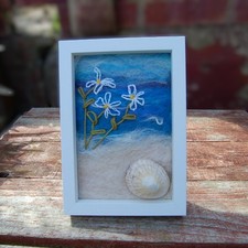 flower on the beach - Framed