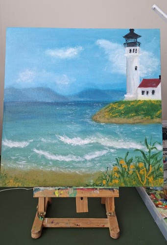 Original signed acrylic - signed,