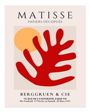 Matisse Wall Art Poster - Modern Abstract Home Decor Print Modern Art