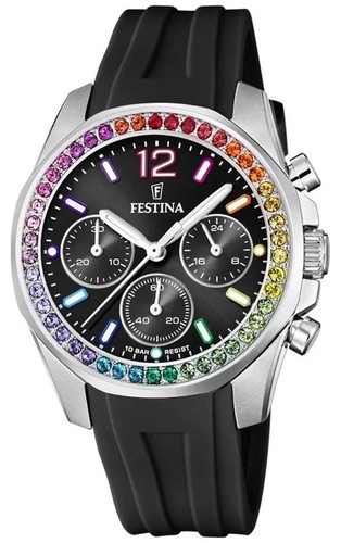 Festina ladies steel chrono - festina,