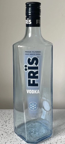 Empty fris blue vodka - empty,