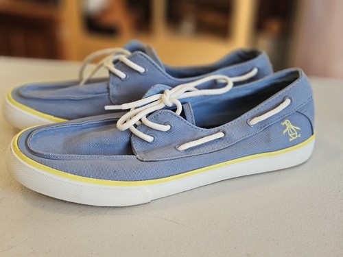 Penguin blue canvas - penguin,
