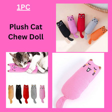 Plush Cat Chew Doll, Durable Chewing Doll With Sound, Cartoon Mouse