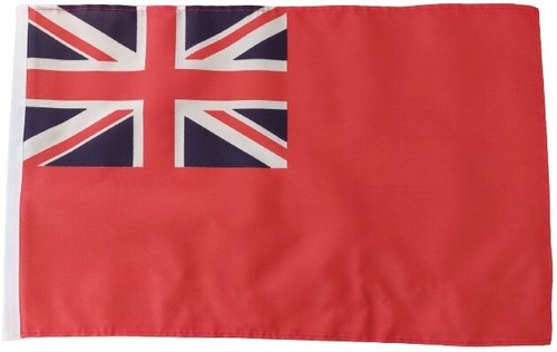 Red naval ensign flag x12 - red,