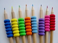 Colouring Pencils, 8 soft grip, full size pencil crayon, home craft art school