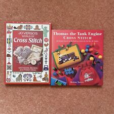 Bundle of 2 Cross Stitch Books - World Of Cross Stitch & Thomas Tank Engine