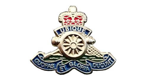 Royal artillery lapel - royal,